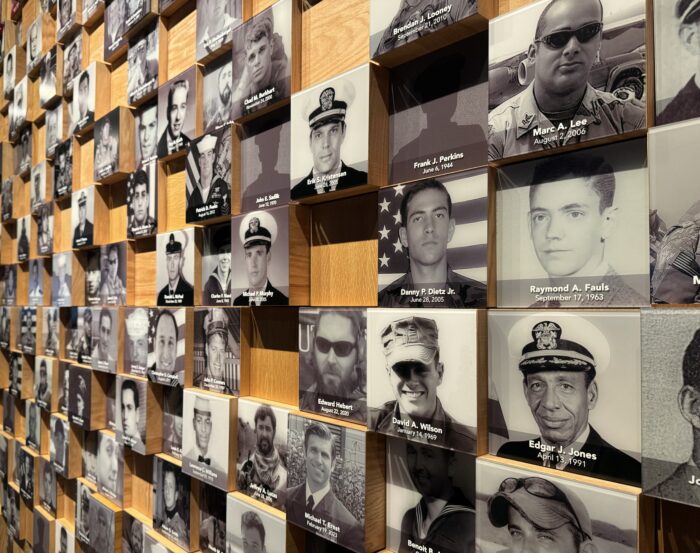 Sustainable Wood Display Honors SEALs at LT Michael P. Murphy Museum